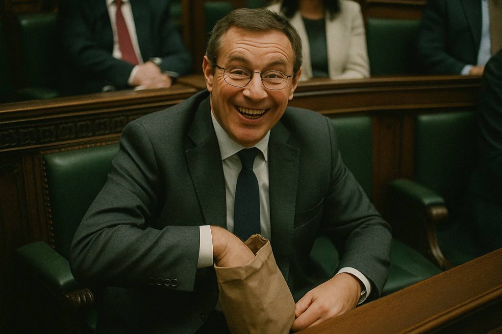 Ce parlementaire pris la main dans le sac, regardez la vidéo !